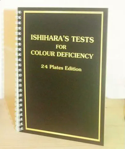 Ishihara test book - Alpha Medical